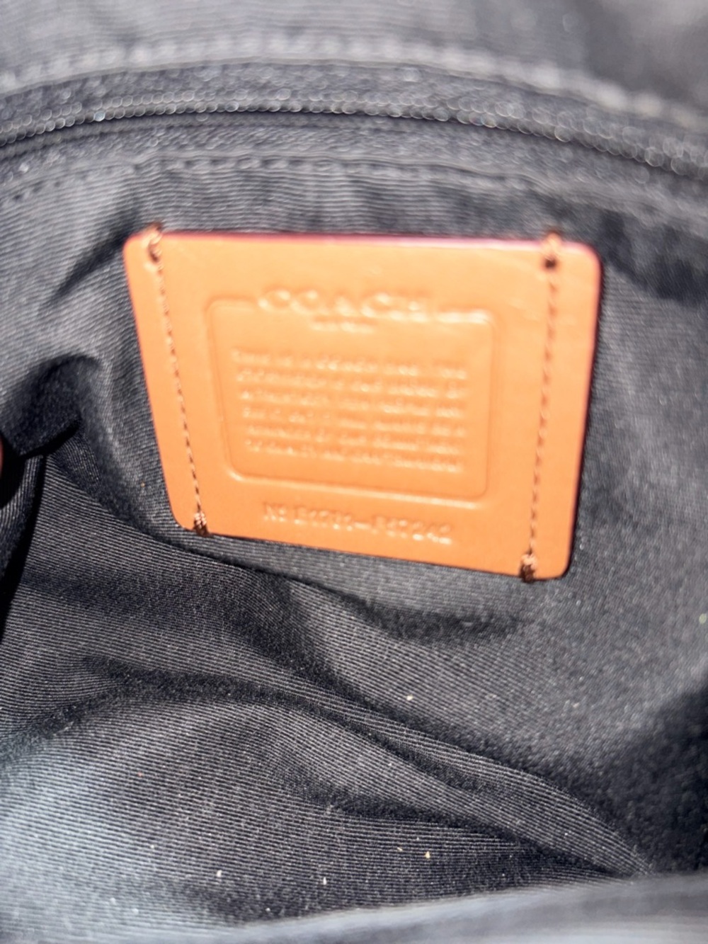Coach Black Woven Leather Satchel - Coach - Picture 12 of 14